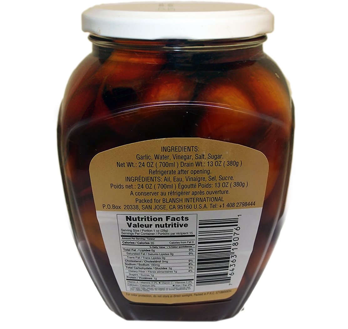 Zarrin - Pickled Garlic, 24 Oz (700ml) (Pack of 2)