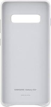 Amazon.com: SAMSUNG Galaxy S10+ Leather Back Case, White