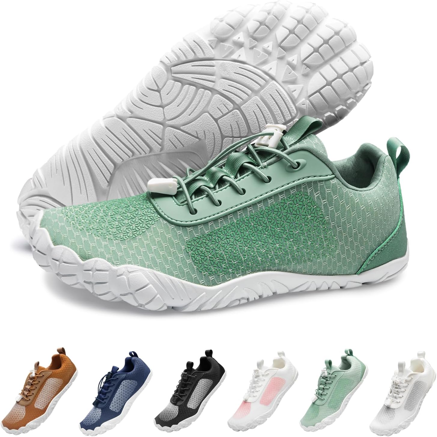 Hiking Cloud-Like Barefoot Shoes Women Men Footwear,Minimalist Trail Running Shoe for Women,Wide Toe Box Zero Drop Slight Arch-Support Breathable Walking Shoes,Non-Slip Flexible Gym Workout Shoes