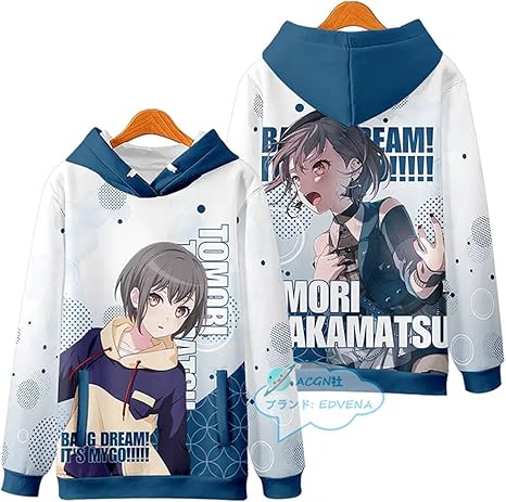 Amazon.co.jp: [EDVENA] バンドリ パーカー 長袖 BanG Dream! It