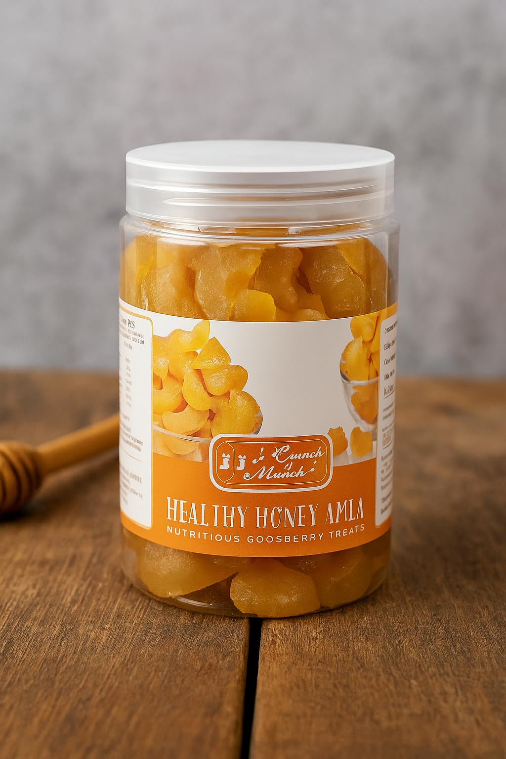J J Crunch N Munch Honey Amla Candy without Sugar | Purely Natural Sugar-Free, Low-Calorie Dry Amla Candy for Healthy Eyes & Hair | Sweetened Snack (Pack of 250 gm x 2) Ideal Dry Fruit Snack
