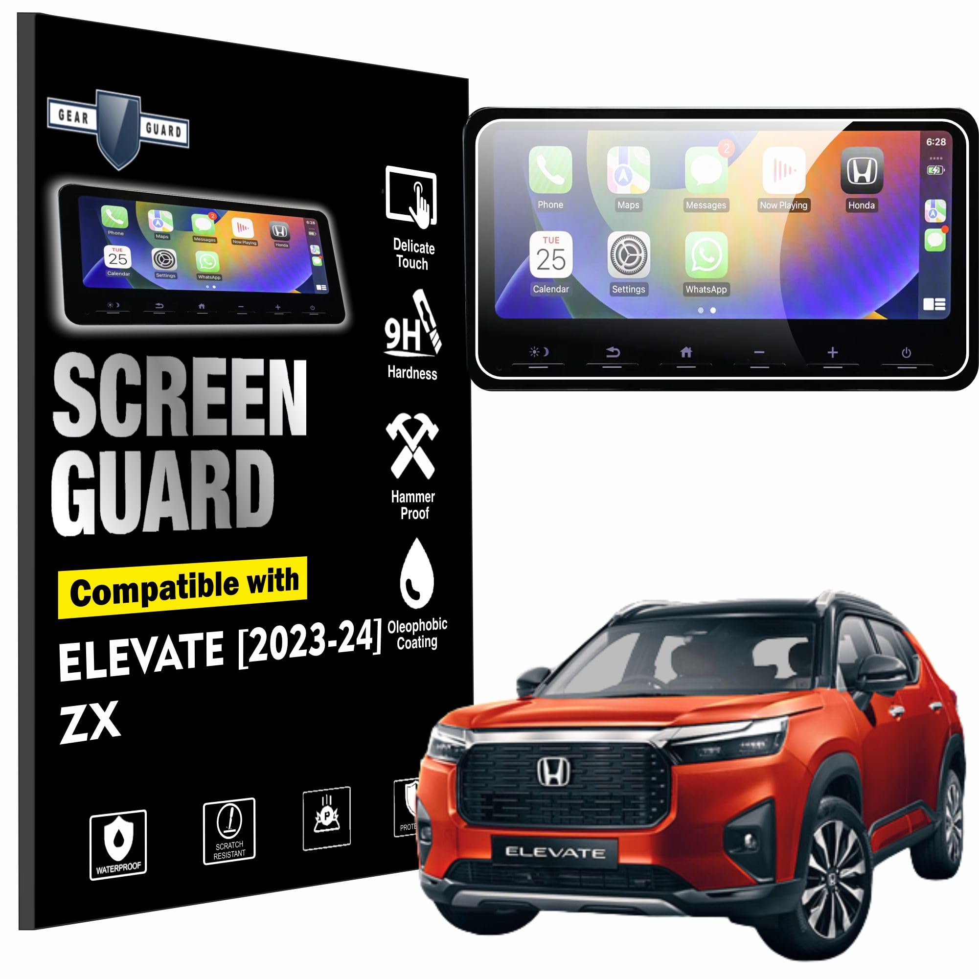RGY Screen Guard For Honda Elevate ZX Accessories Touch Screen 10.25" inch Infotainment system Protector - Matte (B0CL2GRX9M) Amazon Price History, Amazon Price Tracker