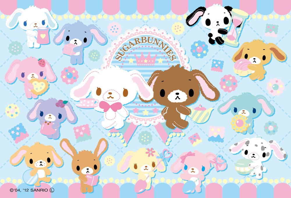 Amazon.co.jp: 15ピース シュガーバニーズ お茶会へようこそ! : おもちゃ