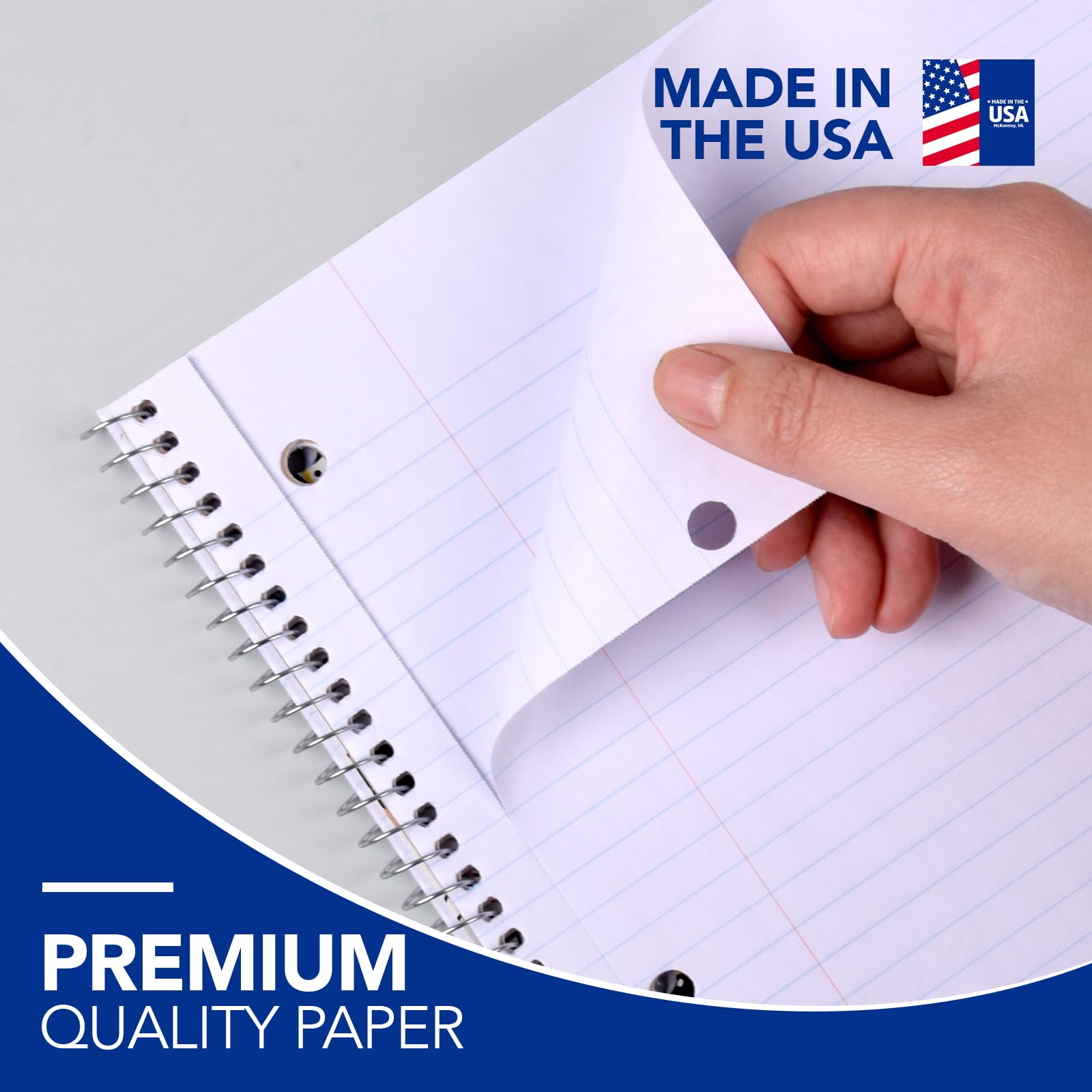 Kaisa Cahiers de notes à spirales, 70 feuilles, 10,5"x8" de largeur/lignées, livres de notes en papier, fournitures scolaires pour étudiants et personnel 1pack 1.5$/pc 1sub College