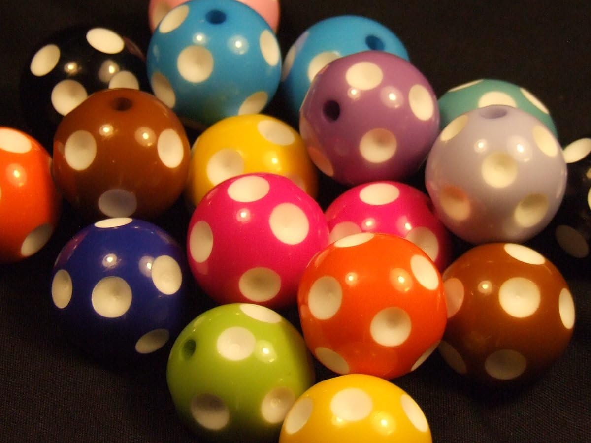 Domino Style Beads assorted lot of 10 Arts, Crafts & Sewing