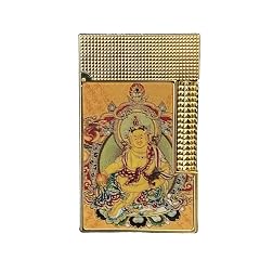 High-end Metal flip-top Lighter Hand-Embossed Windproof Soft Flame Vintage Sandstone Ignition Perfect for Personal use or as a