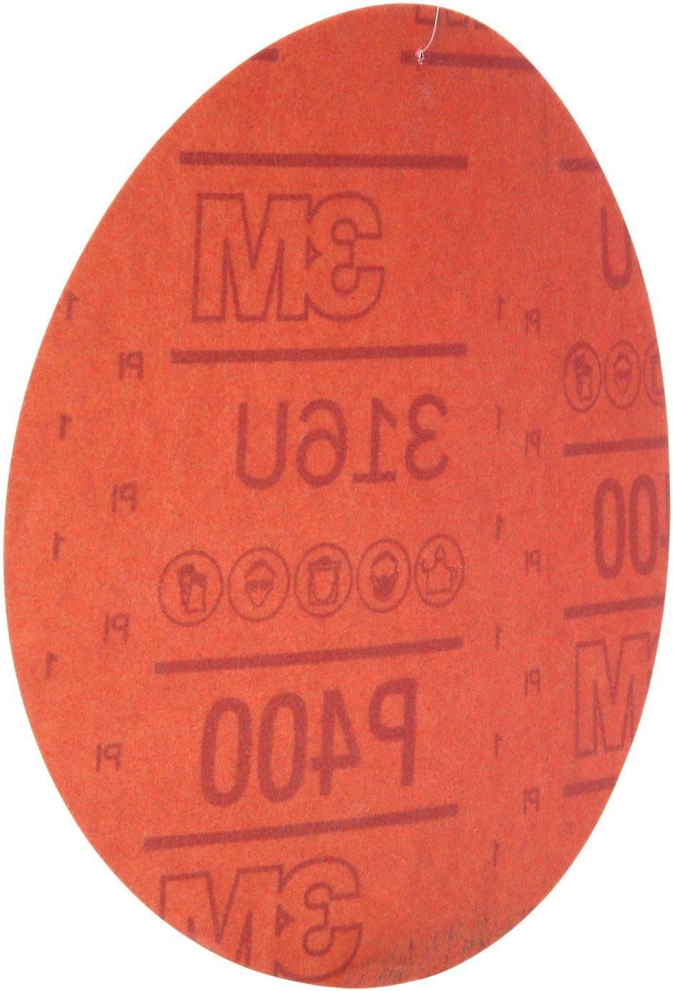 3M 01218 Hookit Red 6" P400 Grit Abrasive Disc (Pack of 6)