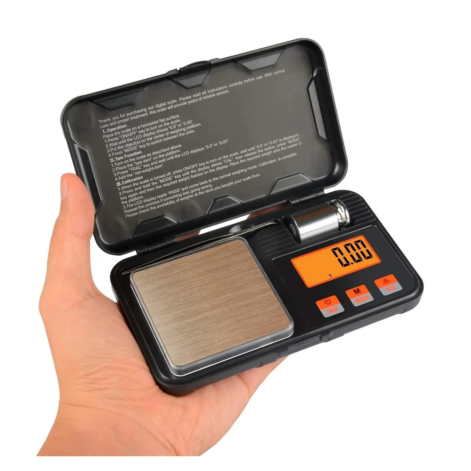 Digital Scales, Pocket Scale Precision Digital Electronic Gold Jewelry Carat Diamond Balance Mini Scales Weighing(200g-0.01)