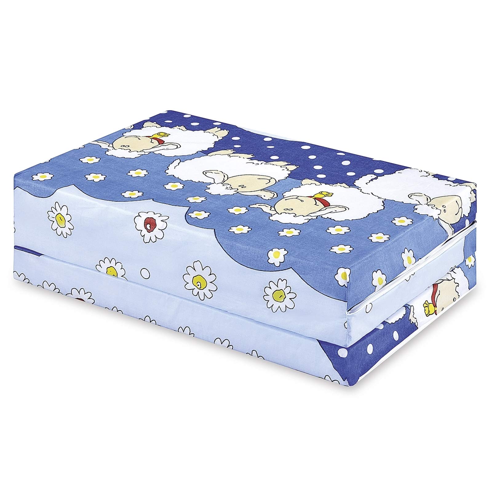 Bambini klappbare Reisebettmatratze Reisematratze 120x60 cm Schäfchen