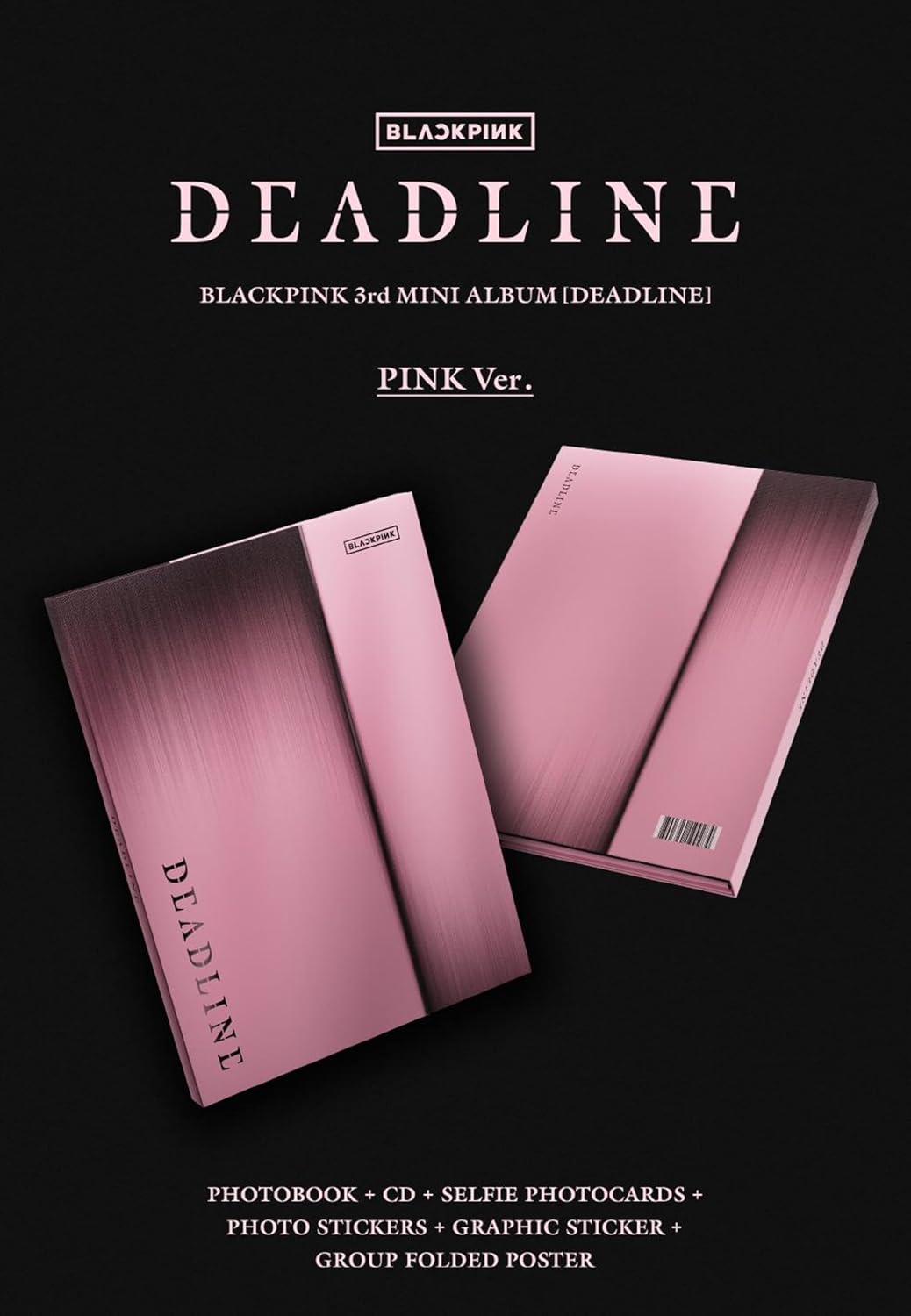 BLACKPINK DEADLINE Album – Official Photobook Version (PINK Ver.)