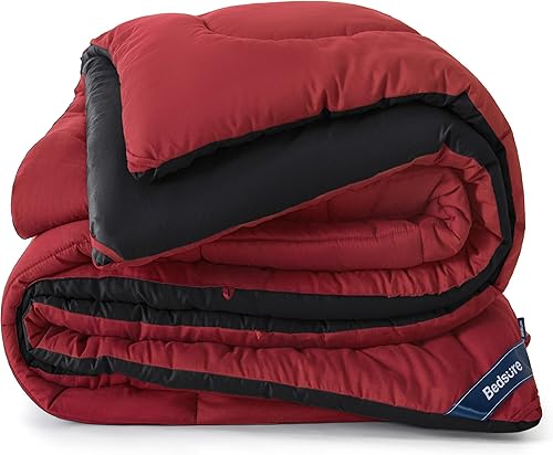 Miniatura 9 de Bedsure Edredón reversible tamaño Queen, edredón acolchado para todas las estaciones, edredón alternativo de plumón tamaño Queen con pestañas en las
