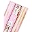 WRAPAHOLIC Christmas Wrapping Paper Roll - Mini Roll - 3 Rolls - 17 Inch X 120 Inch Per Roll - Pink and Gold House, Christmas tree, Snowflake Holiday Collection with Metallic Foil Shine