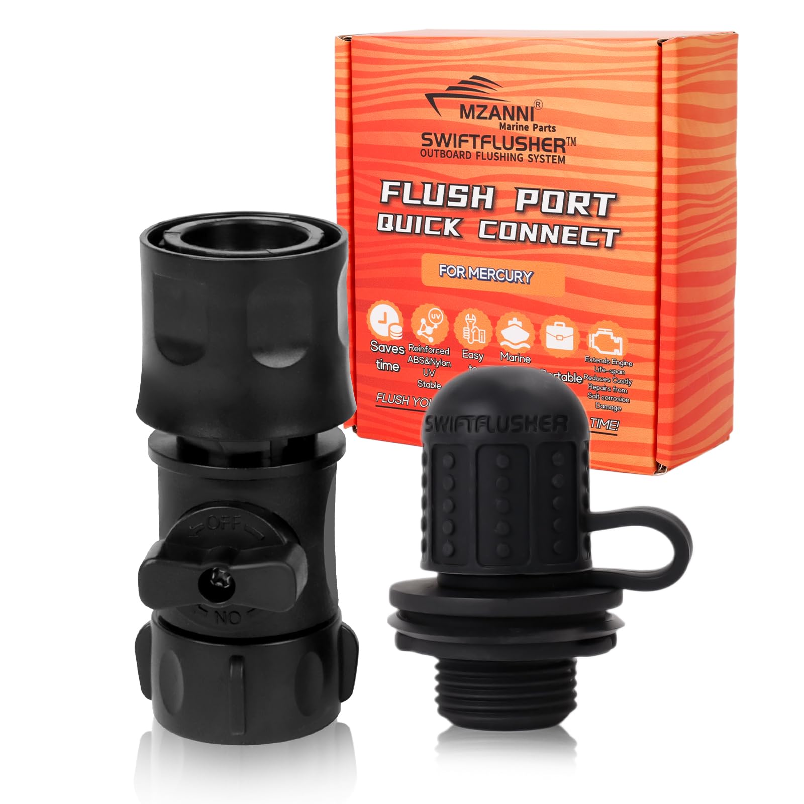 Amazon.com : SWIFTFLUSHER Outboard Quick Connect Flush Kit for