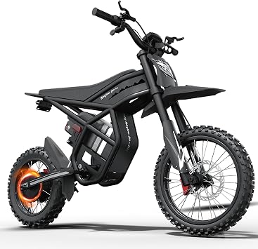 GT54pro Electric Dirt Bike for Teens & Adults Powerful 3000W Motor 40MPH Max, 62+ Miles Long Range with Removable 60V 25Ah Battery, 3-Speed, Dual Hydraulic Brakes, Full Suspension, Off-Road E-Bike