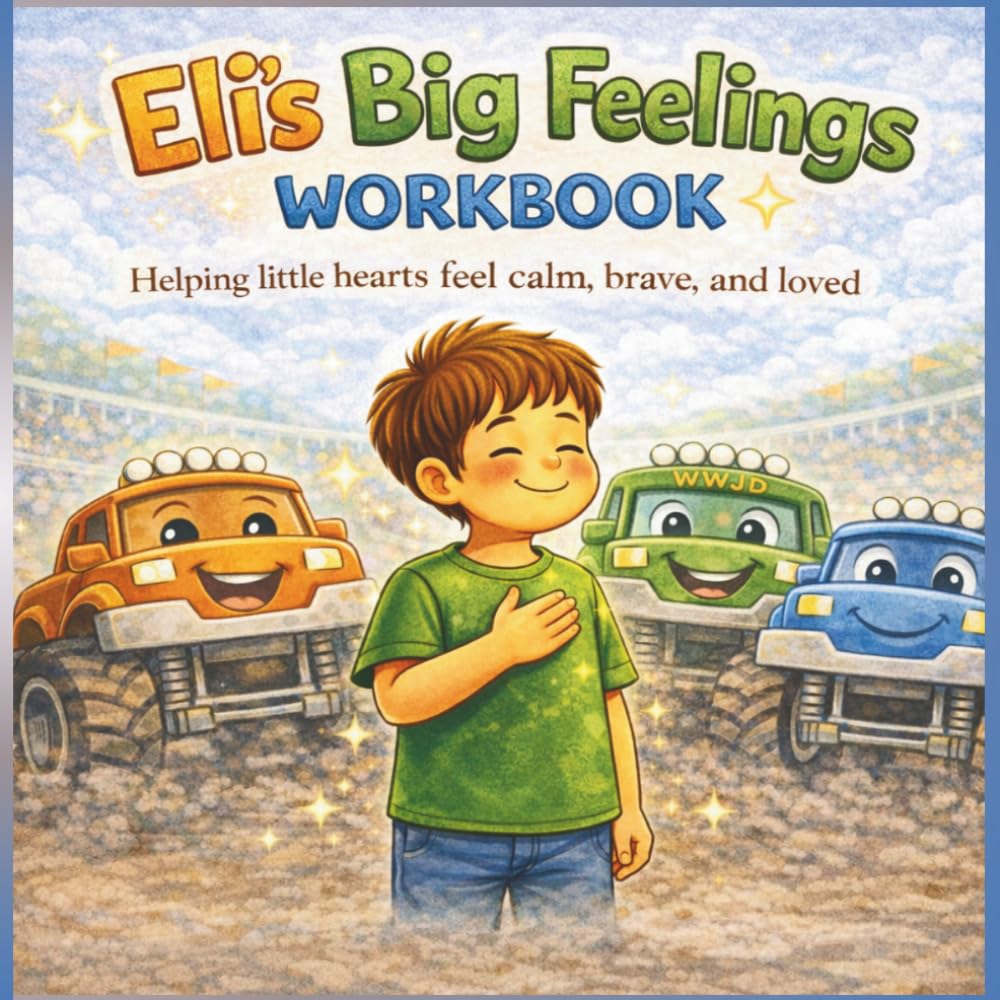 Eli's Big Feelings Workbook: Helping Little Hearts Feel Calm, Brave and Loved (Eli and Mr Monster Truck Adventures)