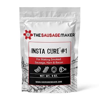 Insta Cure #1, 1 Lb Pink Curing Salt, Prague Powder, Quick Cure For Meat, Sausage, Ham, Bacon, Made In USA - The Sausage Maker