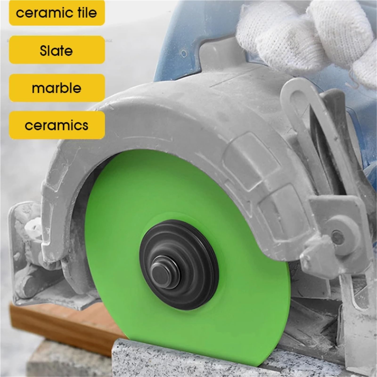Tarcza do cięcia porcelany, Tarcza do cięcia płytek 4 cale 100 mm szkła porcelanowego ceramiczna marmurowa szlifierka kątowa 3/5 szt(100mm 5pcs)