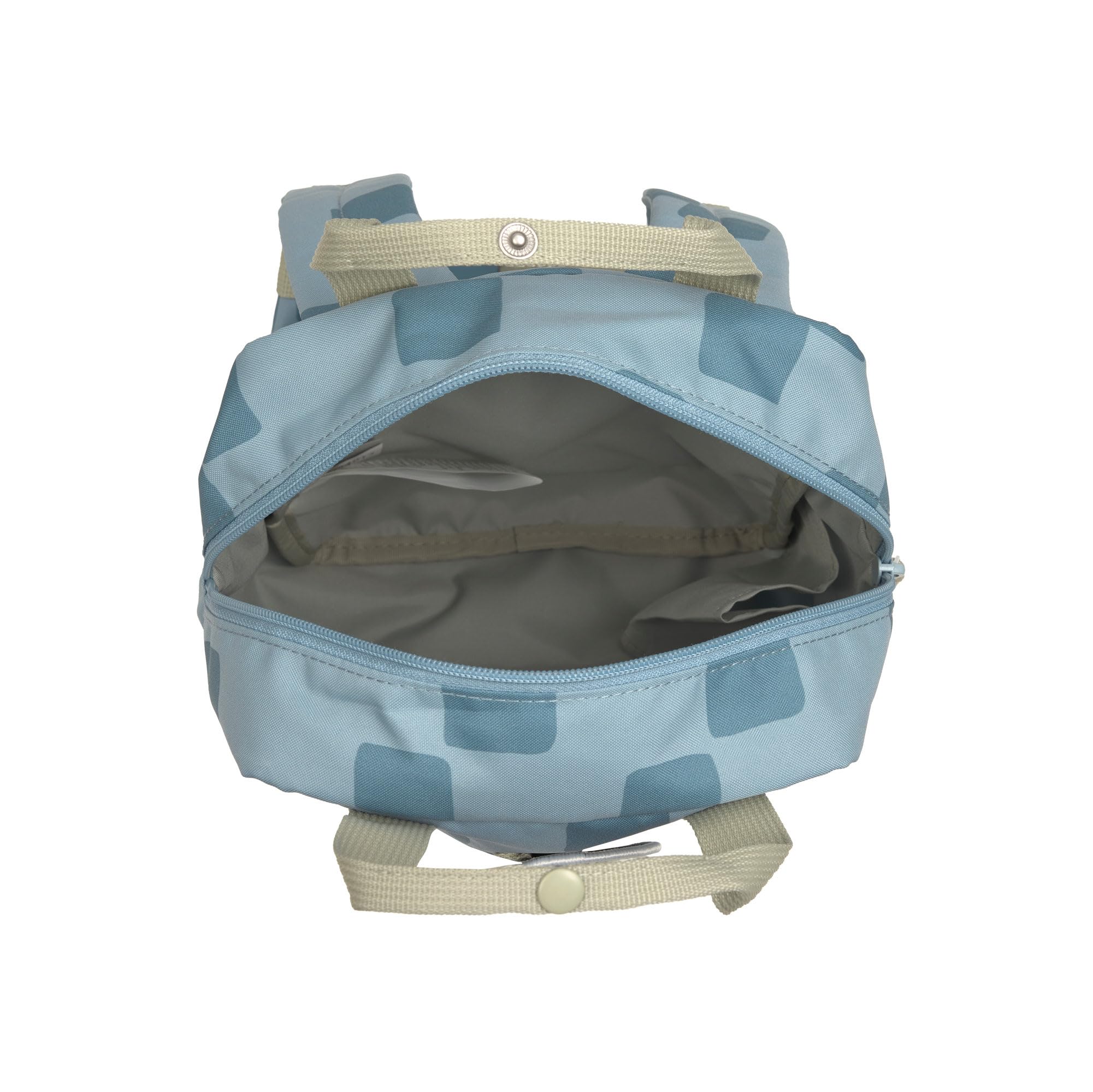 LÄSSIG Plecak przedszkolny Mini Square 7 l, niebieski, 20.5 x 11 x 27 cm, plecak dziecięcy