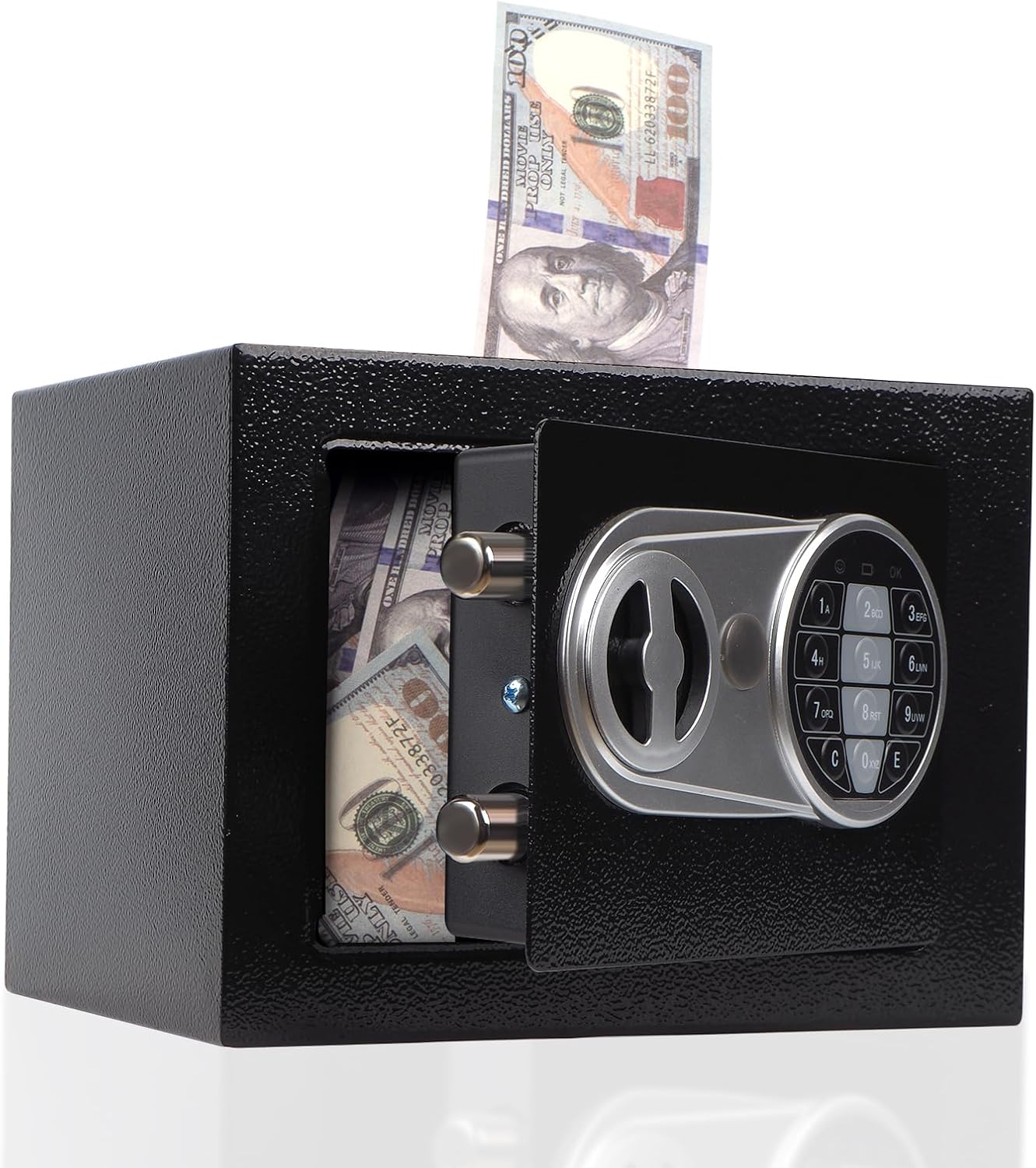 Piggy Bank Safe for Adult with Password, Large Metal Money Bank, Boy and Girl Coin jar for Honeymoon Trips, Birthday Gifts, College Funds, Car Funds