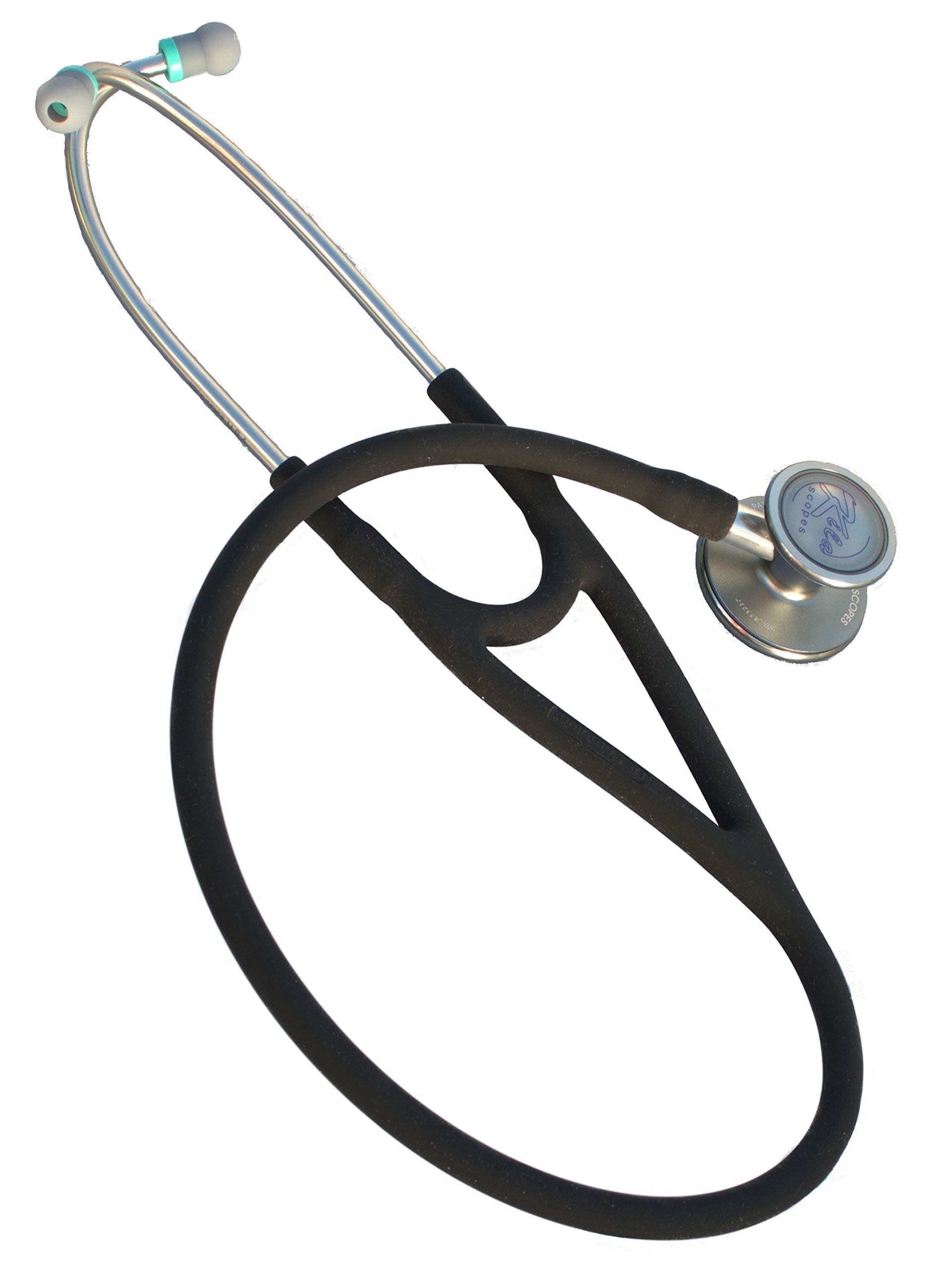 Specialist Stethoscope - Professional Dual Head Cardiology & Diagnostic Stethoscope for Doctors and Nurses - with Accessories, K751 Black