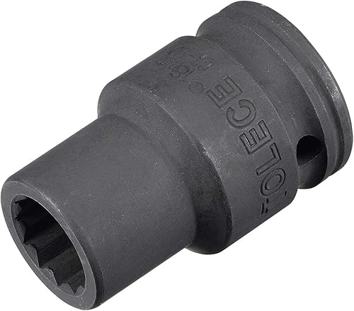 Miniatura 6 de uxcell 34-Inch Drive 0.945 in 12-Point Impact Socket, CR-MO Steel 2.205 in Longitud, Tamaños métricos estándar