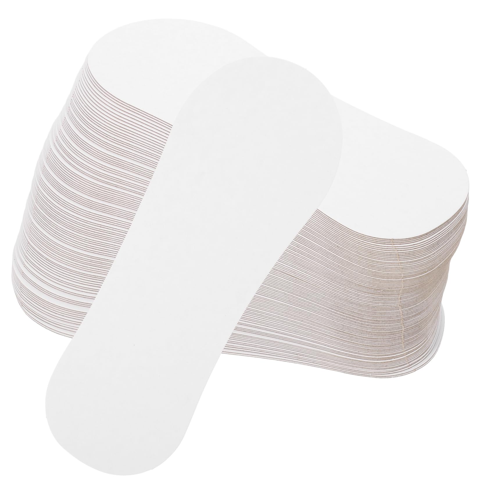 Cartons chaussettes ras du cou blancs invisibles pour dressing épuré