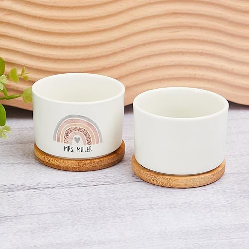 Miniatura 9 de Maceta conmemorativa personalizada para mascotas para suculentas, cactus, regalo personalizado para pérdida de mascotas, regalo de condolencias para