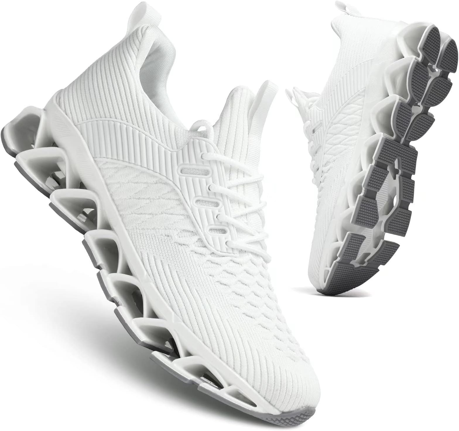 Men's Slip on Walking Running Shoes Blade Tennis Casual Fashion Sneakers Comfort Non Slip Work Sport Athletic Trainer