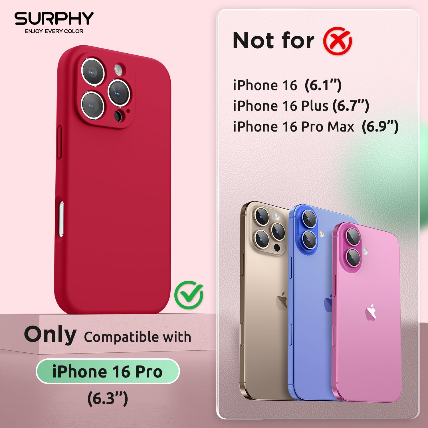 SURPHY Magnetic Design for iPhone 16 Pro Case - Image 2