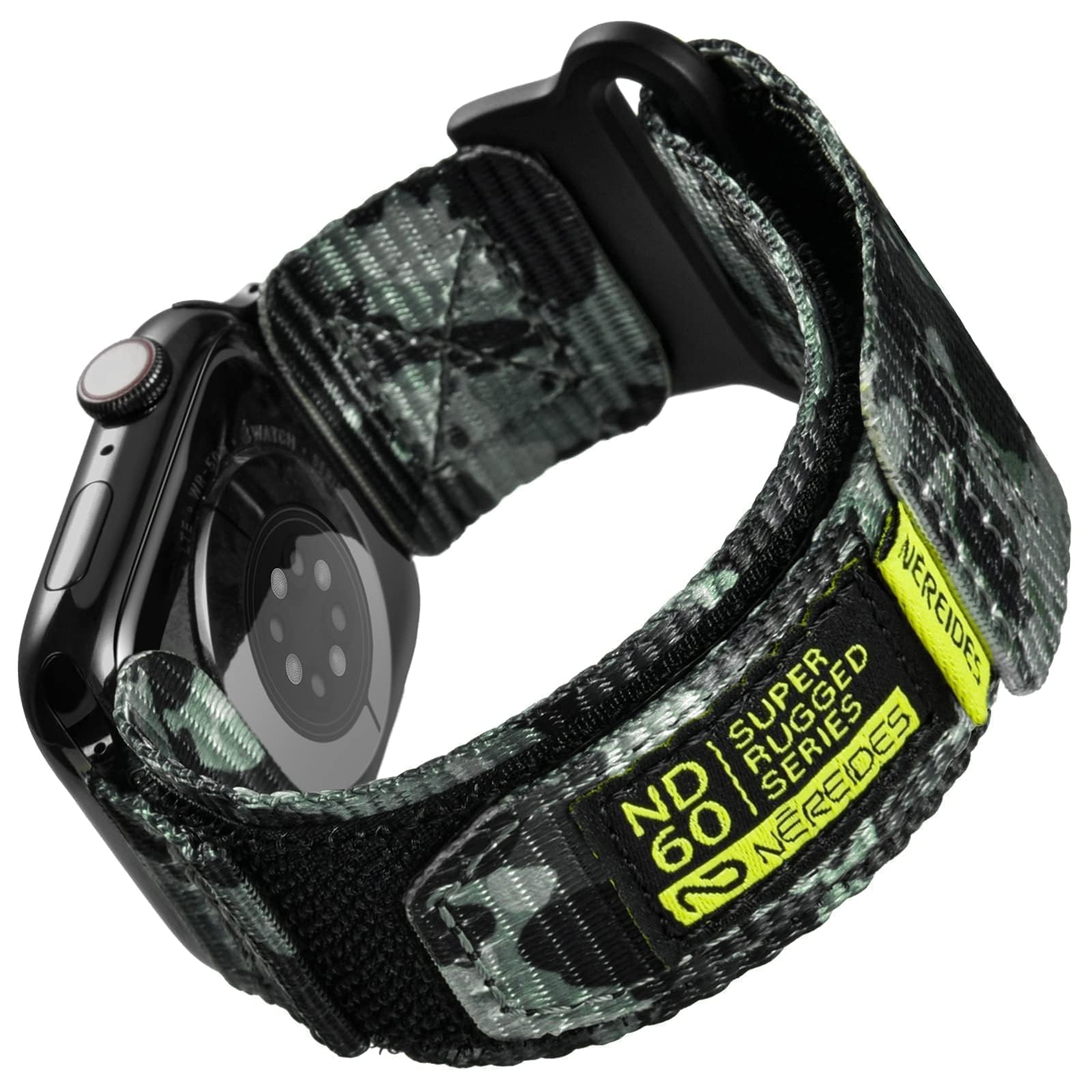 Nereides Rugged Nylon Band Compatible with Apple Watch Ultra 4/3/2/1 (49mm), Series 12/11/10/9/8/7/6/5/4 & SE3/SE2/SE (46mm 45mm 44mm), Tactical Sports Strap for Men (L, Army Green) — Amazon image 29