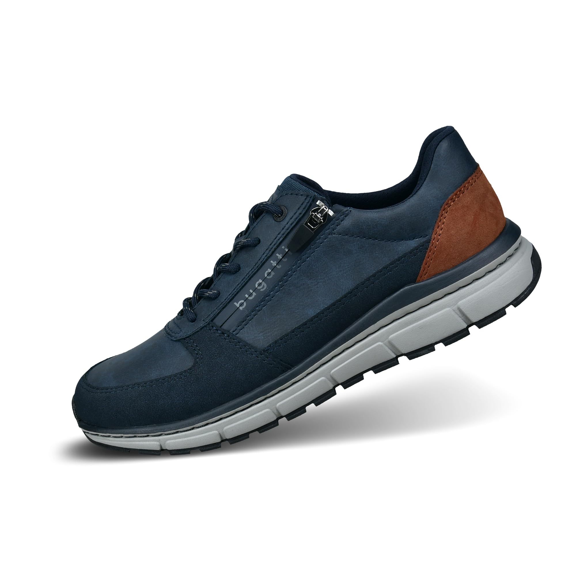 bugatti Man Men's Low-Top Trainers, Interchangeable Footbed, darkblue, 6 UK