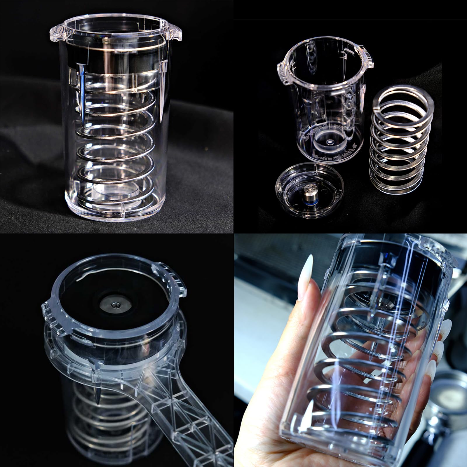 Kit De Limpieza del Cabezal De La Cafetera E61, Retrolavado del Grupo De 58 Mm, Liberación Automática De Presión, No Apto para Lavavajillas, No Compatible con Válvula De 3 Orejas