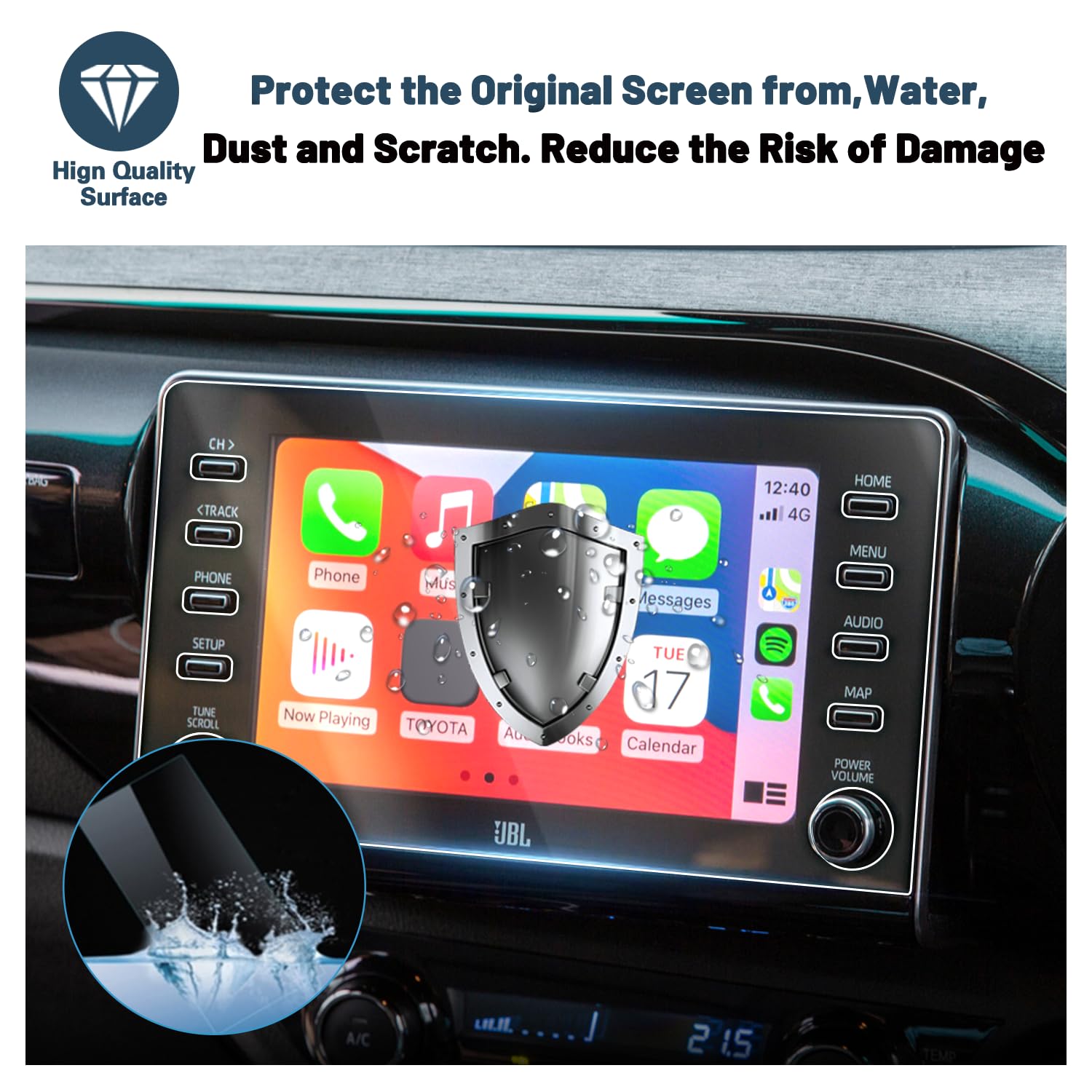 Ruiya Para 7" Toyota Hilux AN120/AN130 2016-2020 Protector De