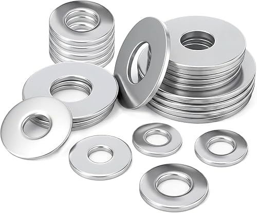 M6 x 12 mm Flat Washers, 304 Stainless Steel Fender Washers 