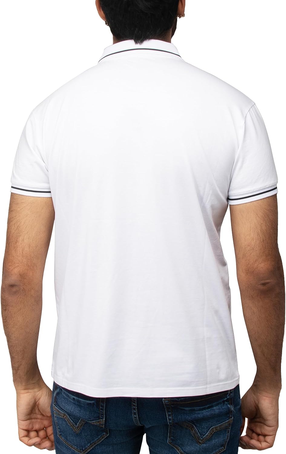 X RAY Men's Polo Shirts Short Sleeve, Slim Performance Stretch Cotton Golf Polos for Men