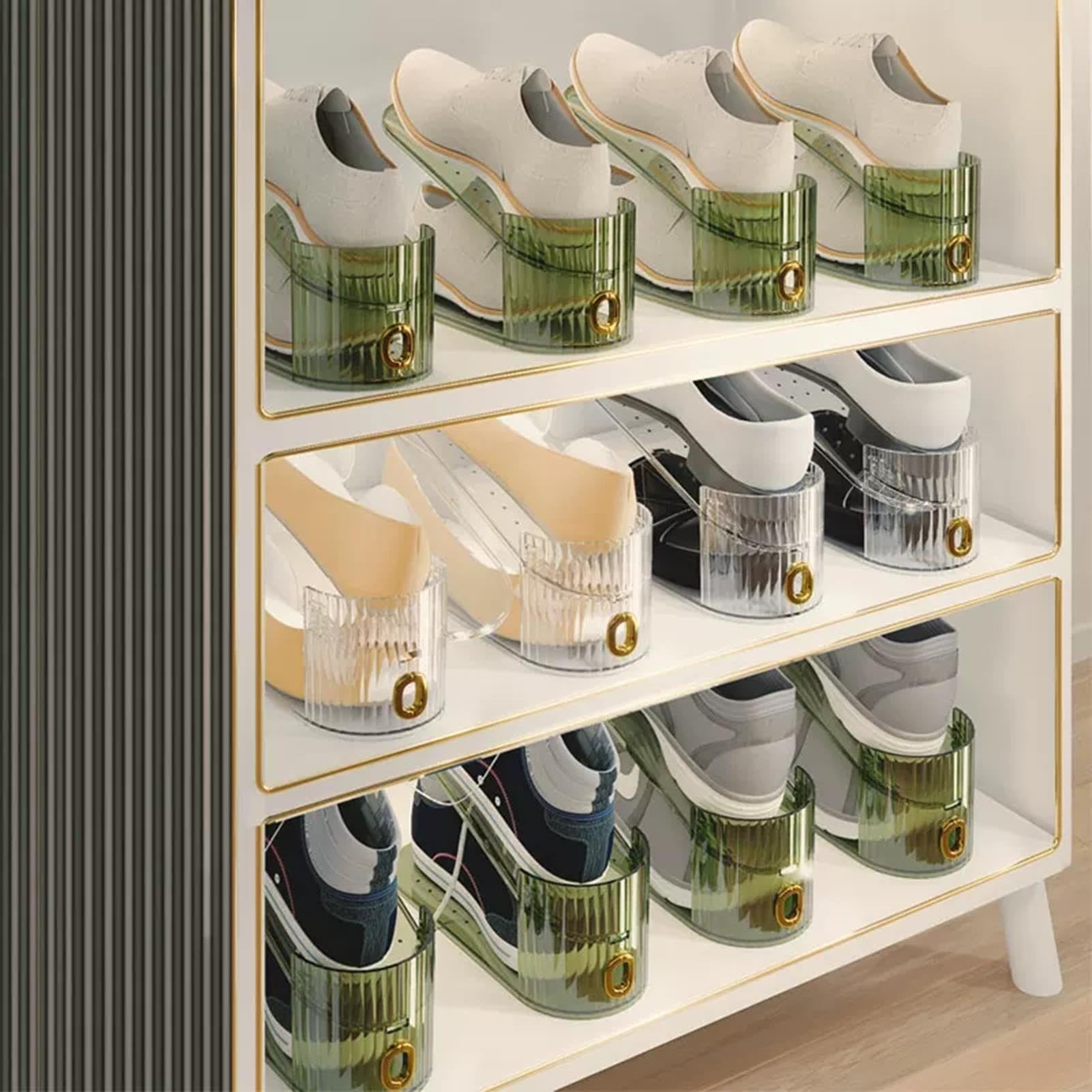 Organizzatore di Slot per Scarpe per riporre l'armadio, impilatore per