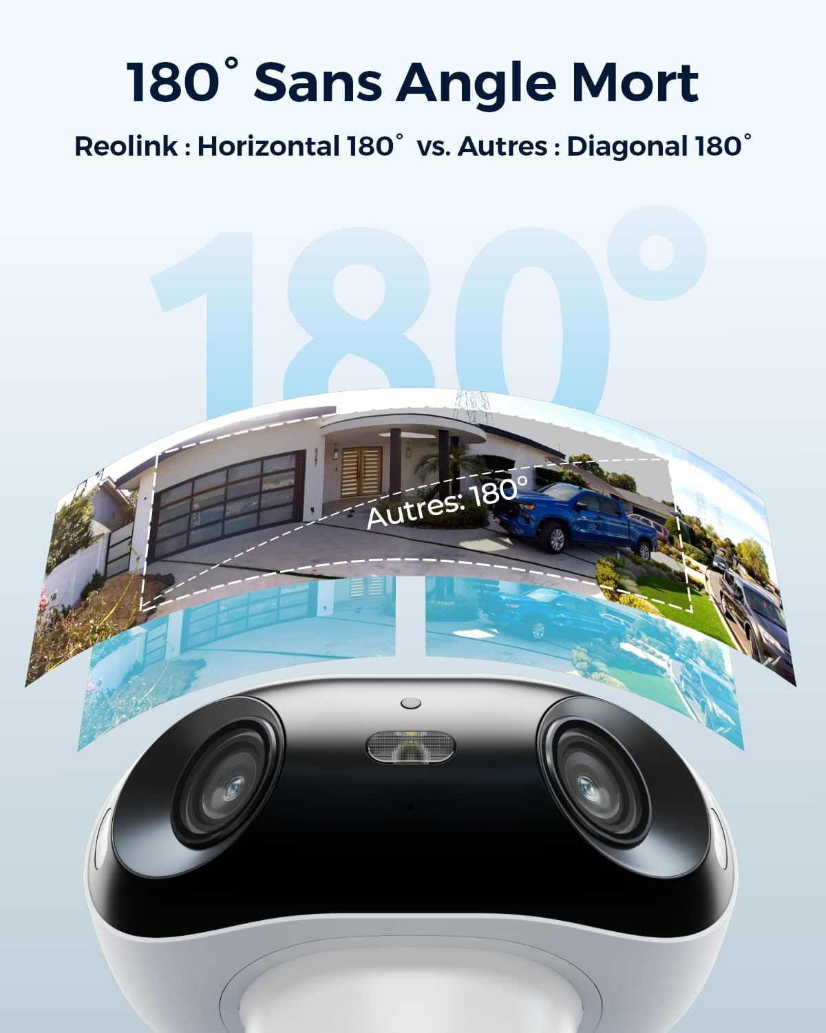 Reolink Argus 4 Pro Solar Panel: Caméra 4K 180° avec Vision Nocturne Couleur & WiFi Double Bande - Image secondaire