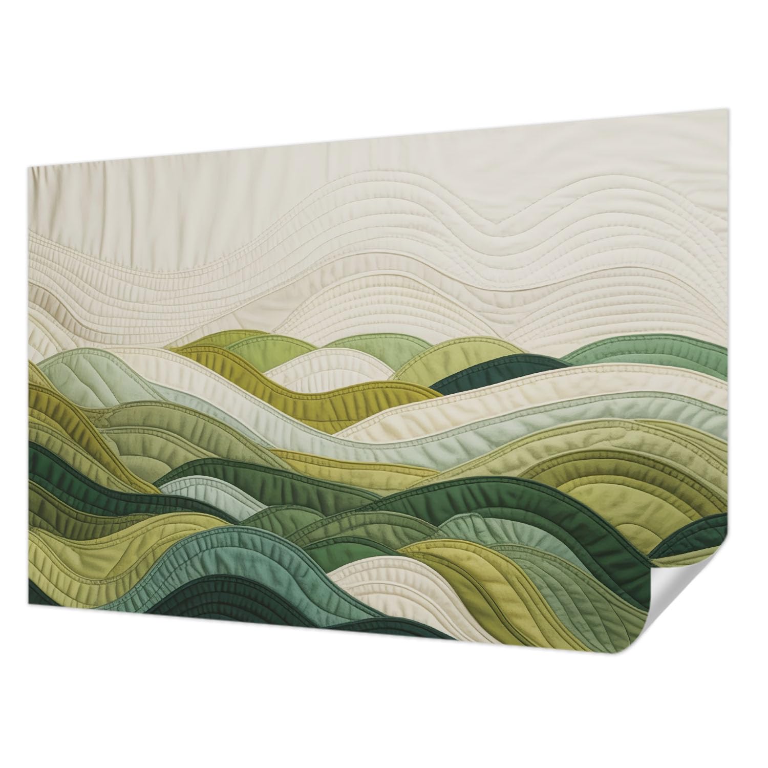 Papier Peint Auto-Adhésif Fabric Hills Tulup 104x70 cm pour Salon Modern