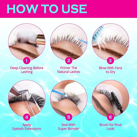 Lash Primer for Eyelash Extensions15ML Eyelash Primer Increase Lash Adhesive Bonding Power Pretreatment for Semi Permanent Lash Extension Ideal for Extend Lash Glue Retention Time(UNSCENTED)