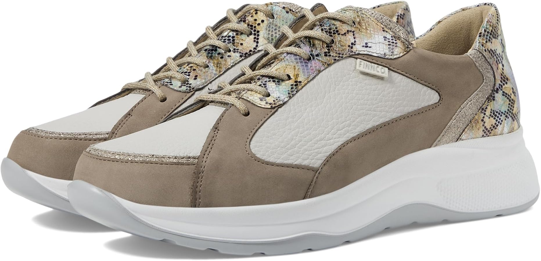 Amazon.com | Finn Comfort Women's Piccadilly Gravel/Beige/Multi