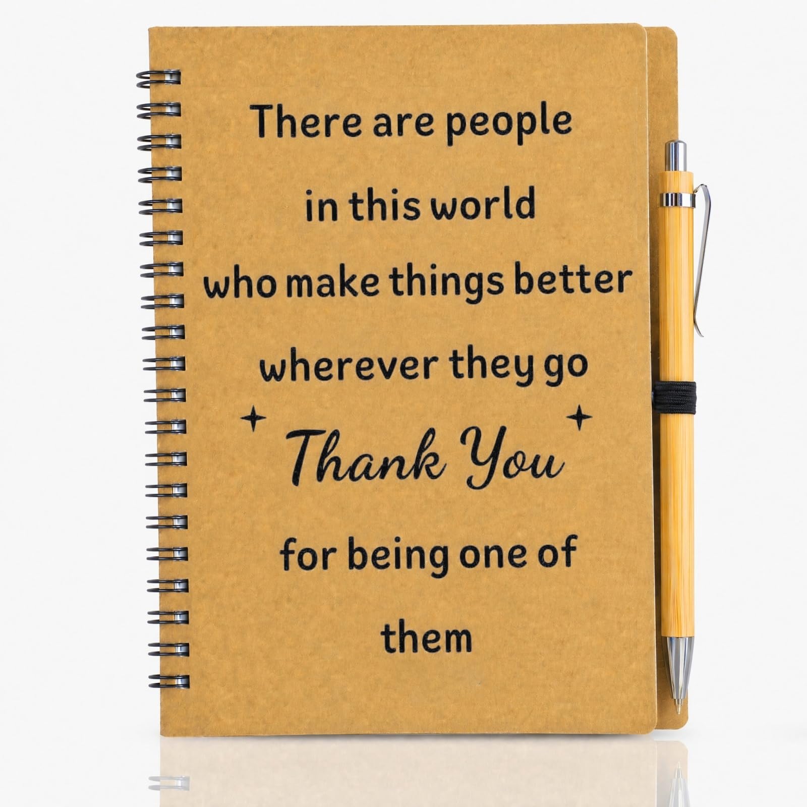 Kideerly Leaving Gifts for Colleagues Women, Thank You Gifts Notebook A5 Lined Journal, Small Sentimental Coworker Gift for Female Friend, Teacher Appreciation Leaving Present, Work Bestie Gift