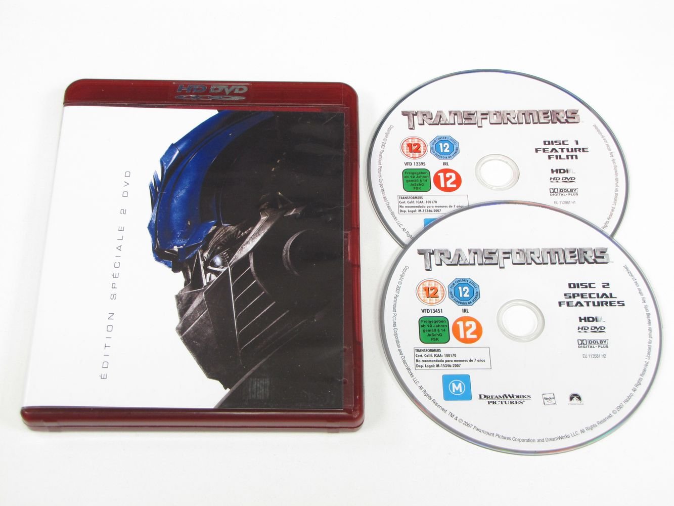 Transformers - Shia LaBeouf - 2 Disc - 12 - DVD - New & Sealed - Free P&P - NEW