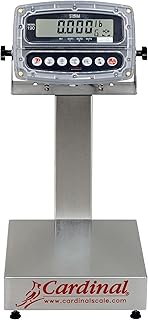 Cardinal EB-15-190, Stainless Steel Washdown Bench Scale, 15 lb x 0.005 lb, NTEP