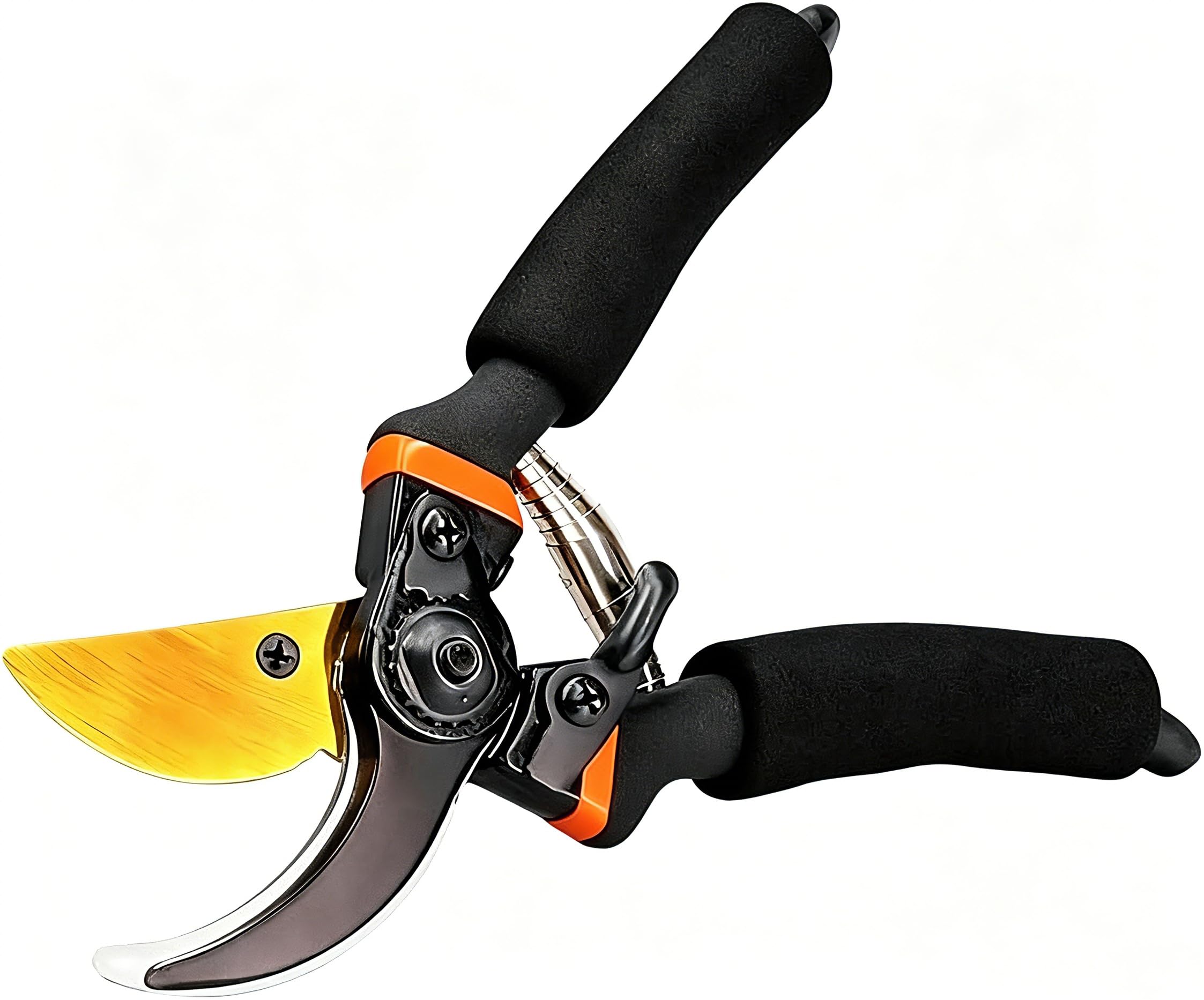 Bamworld Secateurs Garden Shears Stainless Steel Pruning Shears Gardening Scissors for Branches Hedges Flowers