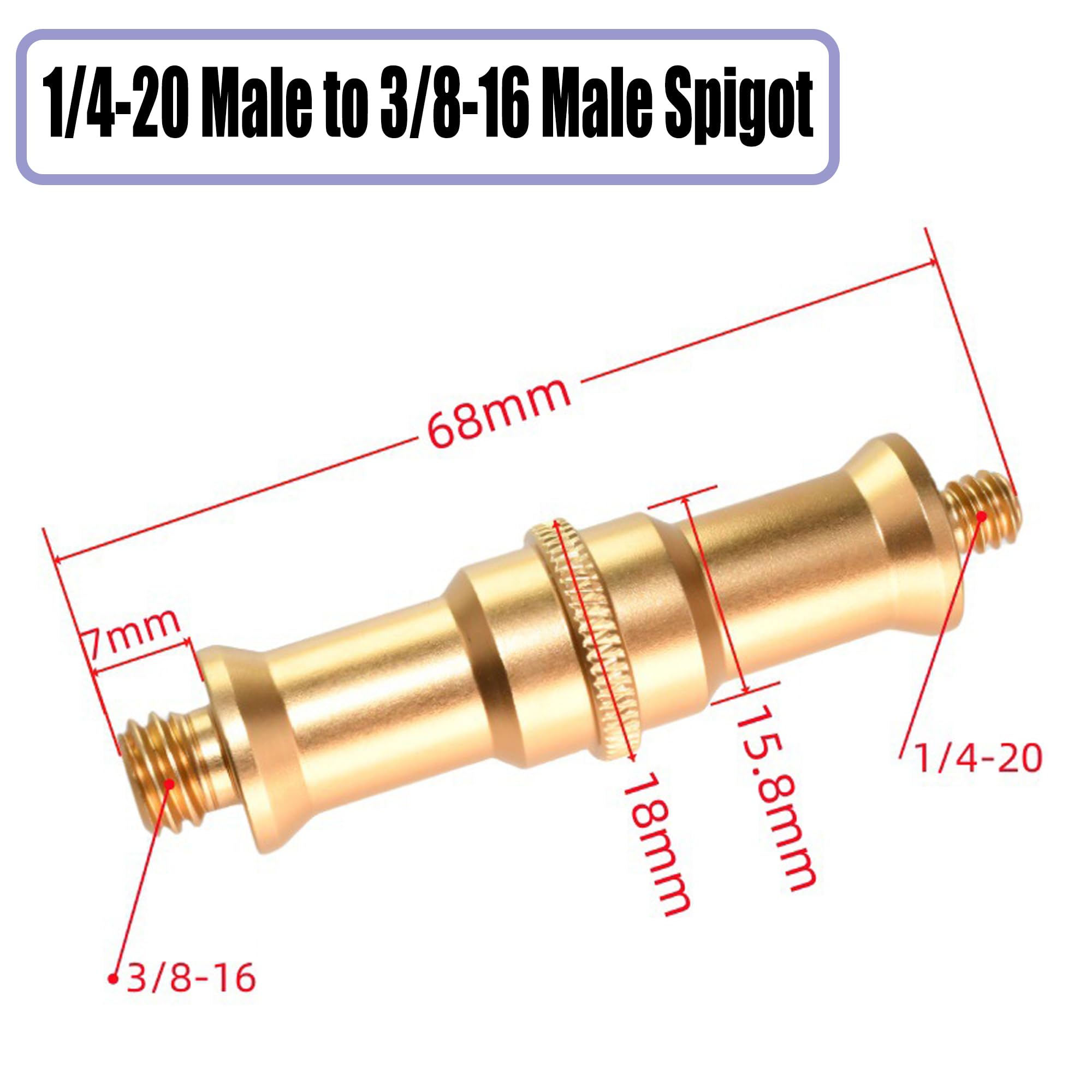 Set 26 Adattatori Vite Fotocamera - Convertitori 1/4 E 3/8 Pollici Per Treppiedi - Foto 8