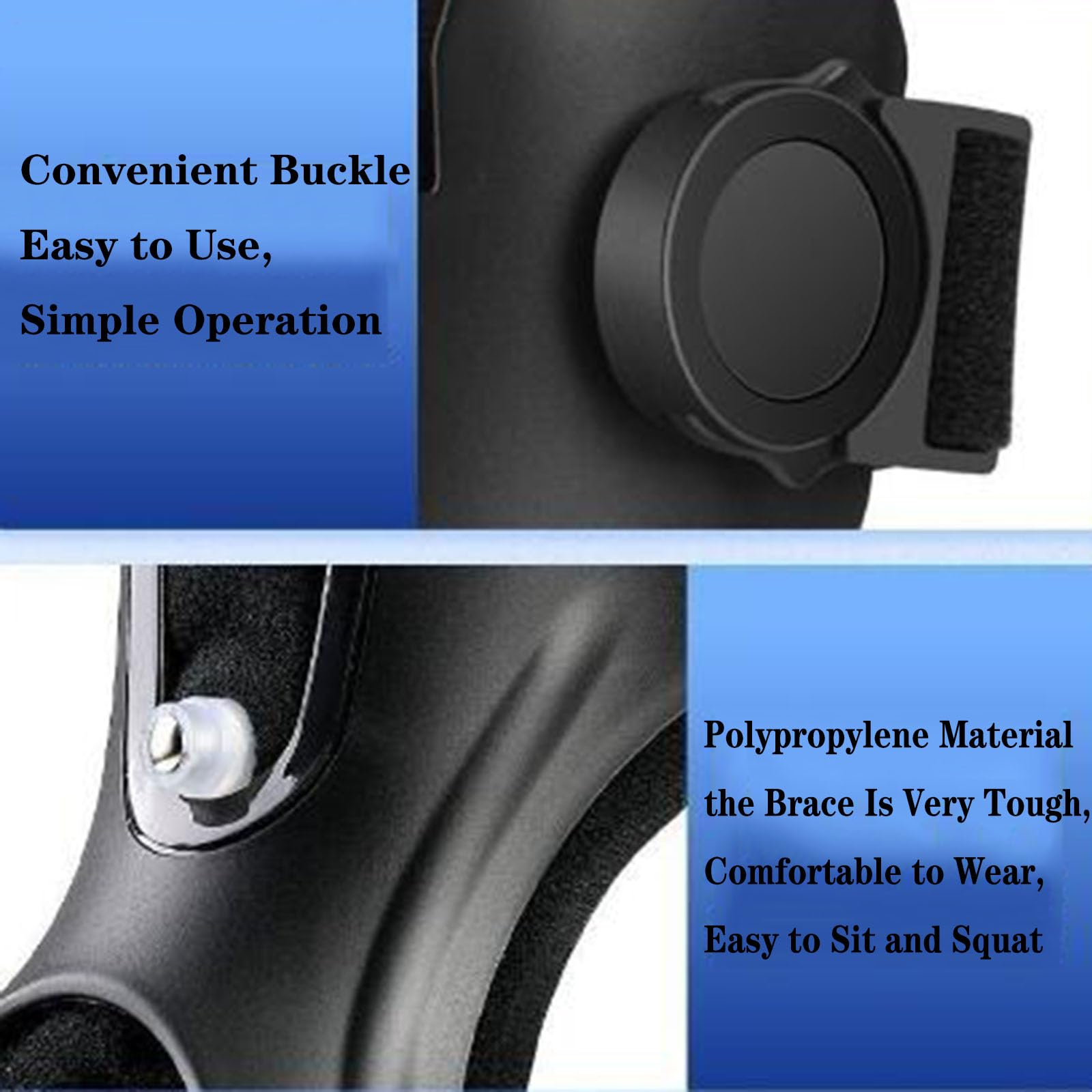SFKLYU Ortesis Ortopédica Pie Caído Ortesis Caída Pie con Equilibrio Ligero Amortiguador Bolsa Aire para Pie Caído, Lesión Nerviosa, Posición del Pie, Aliviar la Presión,Style a Left+Right,M