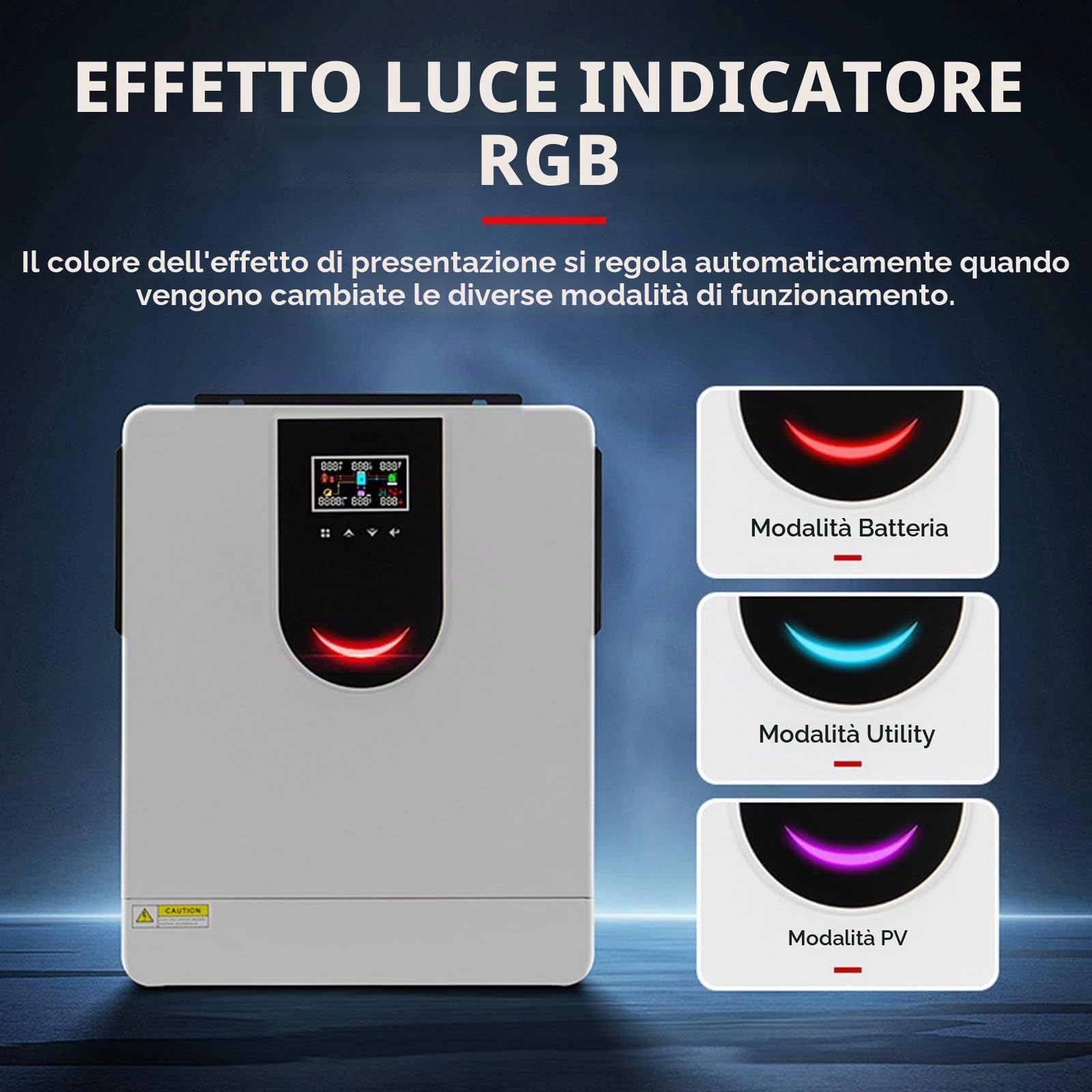 Inverter Solare Ibrido (1,0-10,2 KW), Inverter A Onda Sinusoidale Pura 12 V 24 V 48 V, Caricabatterie Inverter Ibrido Fuori Rete, Con Regolatore Di Carica Solare MPPT 40/80/120/160 A,DC24V-3.2KW