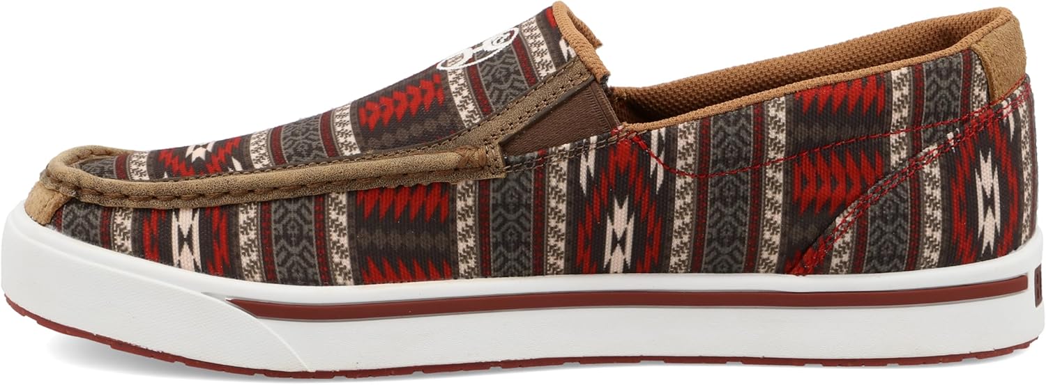 Twisted X Men's Hooey Slip-On Loper, Moc Toe, Nomad Multi, 7 M - Image 2