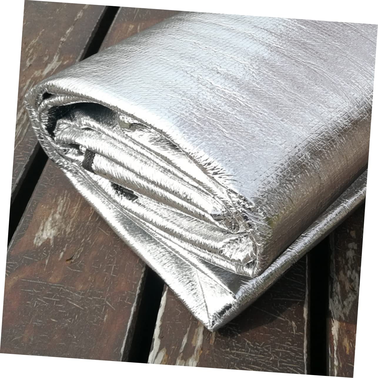 BESTonZON Esterilla para Picnic y Camping 200x200 Cm, Alfombra Aluminio 2,5 Mm Portátil y Aislante Térmica, Manta Plegable con Bolsa para Actividades al Aire Libre