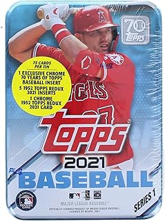 2021 Topps Series 1 Baseball Tin: 75 Cards